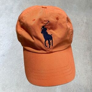 Vintage Polo Ralph Lauren Big Pony Embroidered Strap Back Hat Y2K